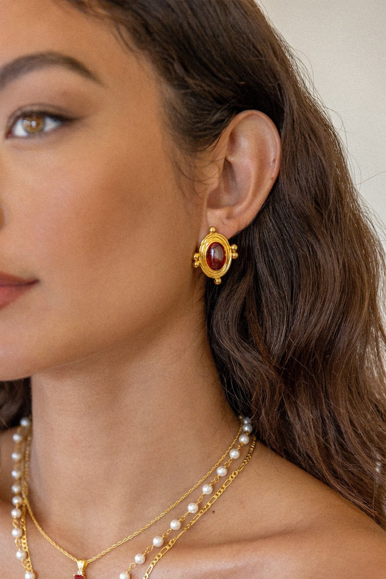 Bordeaux Earrings