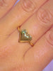 Puffy Gold Heart Ring